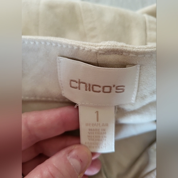 Chico's Faux Suede Pants , Size 32 - Picture 5 of 6